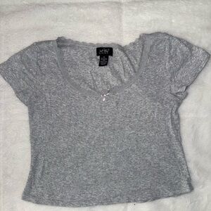 Gray Women's Top